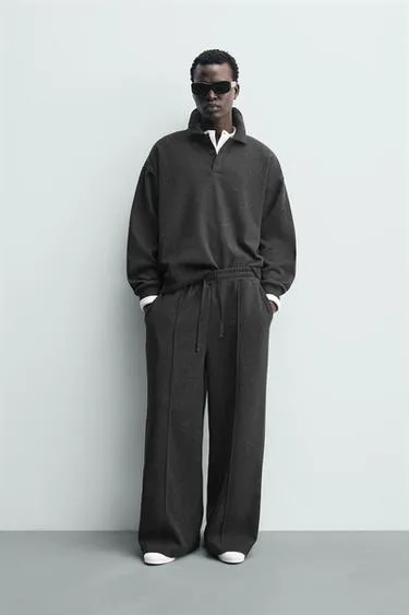 Толстовка поло с текстурой- Заказать в России