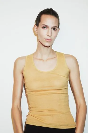 Футболка SUPIMA® без рукавов- Заказать в России