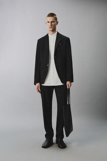 Zara Костюмный блейзер из 100% шерсти ORIGINS купить с доставкой.