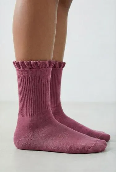 Набор из трех пар высоких носков с волнистыми кромками- Заказать в России