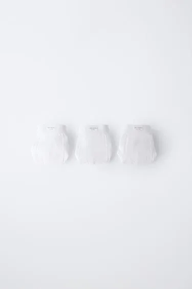 6-14 лет/ набор из трех однотонных боксеров с нашивкой