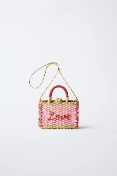 Сумка-мессенджер из рафии- Заказать в России