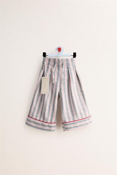 Zara ZARA TIMELESS - брюки WIDE LEG в полоску купить с доставкой.