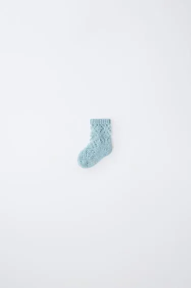 Носки с открытой вязкой