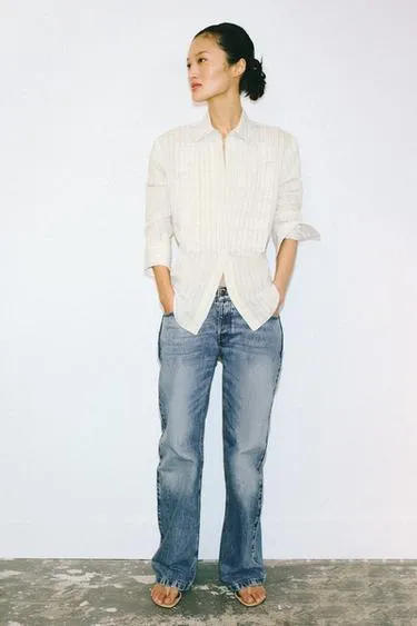 Джинсы Bootcut с низкой посадкой — Zw Collection