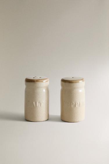 Zara Набор солонка и перечница из керамики