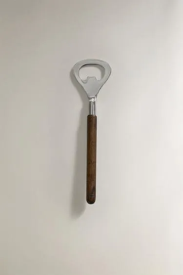 Бутылочный открывалка с ручкой из манго