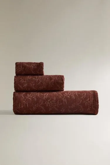 Полотенце для ванны из муслина с цветочным узором- Заказать в России