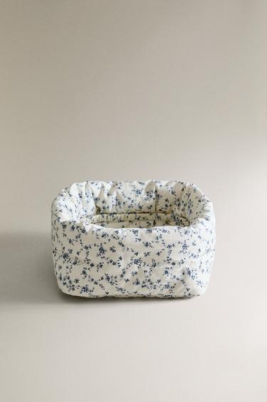 Zara Прямоугольный органайзер для младенцев с синим цветочным принтом купить с доставкой.