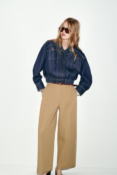 Zara Джинсовый бомбер Z1975