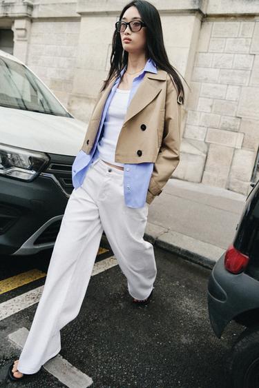 Zara Джинсы Z1975 свободного кроя со средней посадкой и широкими штанинами купить с доставкой.