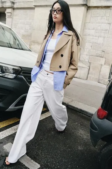 Джинсы Z1975 свободного кроя со средней посадкой и широкими штанинами