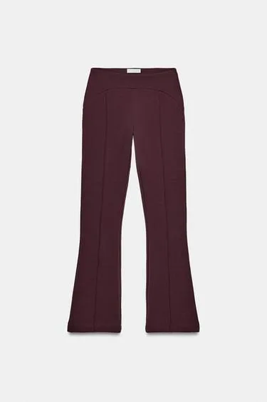 Брюки FLARE из интерлока со стрелками