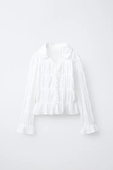 Рубашка с эластичными кромками- Заказать в России