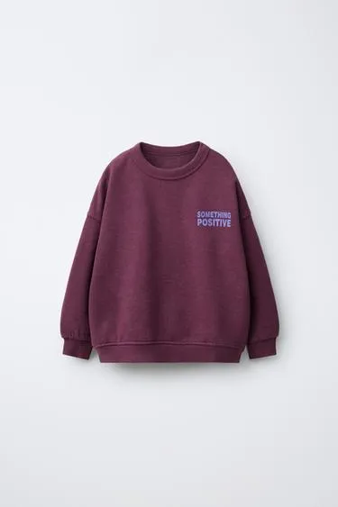 Толстовка с текстовым принтом- Заказать в России