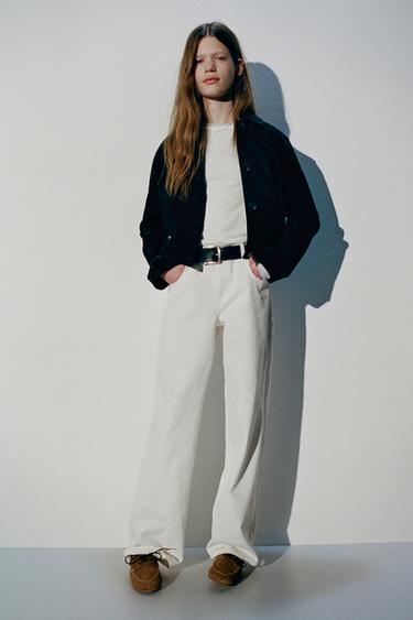 Zara Куртка из 100% кожи купить с доставкой.
