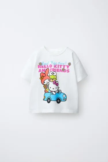 Футболка с машиной HELLO KITTY AND FRIENDS © SANRIO- Заказать в России