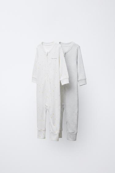 Zara Набор из двух утепленных комбинезонов с цветочным принтом купить с доставкой.