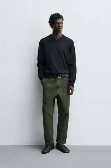 Свитер из смесового хлопка