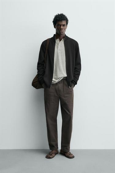 Zara Кардиган с застежкой-молнией