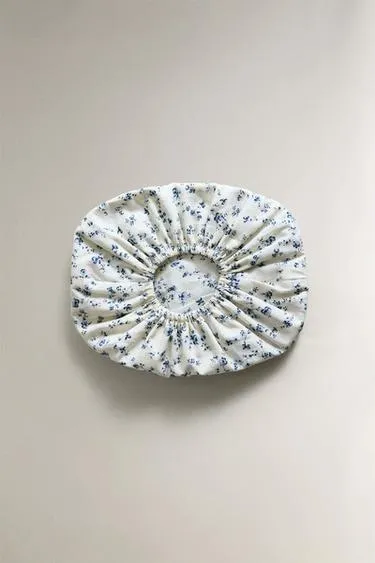 Держатель влажных салфеток с синим цветочным узором из хлопка- Заказать в России