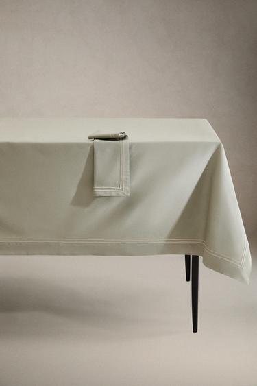 Zara Скатерть из хб сатина с двойным краем купить с доставкой.