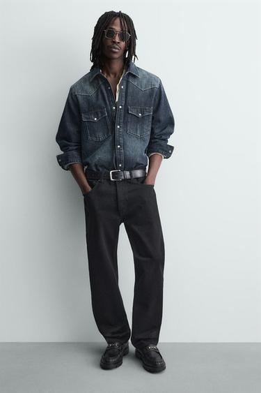 Zara Лоферы с металлической деталью