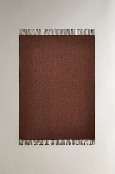 Плед из шениля с бахромой- Заказать в России