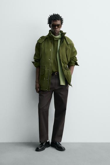 Zara Техническая парка с отстегивающимся жилетом
