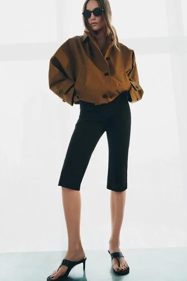 Короткий тренч Water-Repellent — коллекция Zara «Zw»- Заказать в России