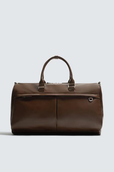 Zara Гладкая дорожная сумка