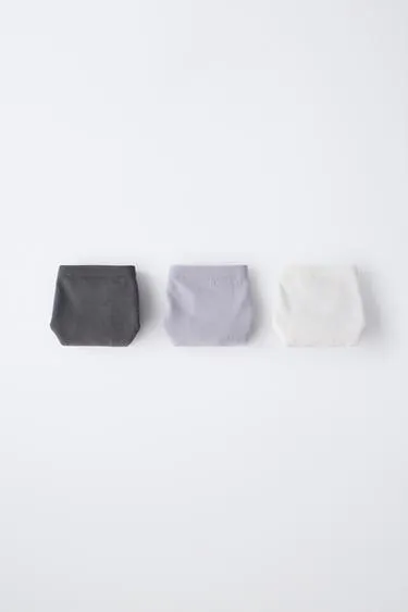 Набор из трех безшовных кюлот zara для возраста 8-14 лет
