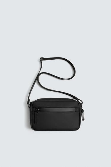 Zara Прорезиненная сумка с рельефной текстурой