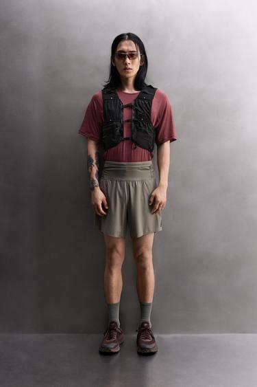 Zara Шорты для бега по трейлам 7