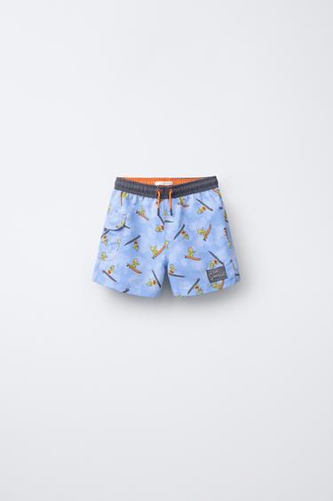 Zara 6-14 лет/ плавки-бермуды BART THE SIMPSONS ™ MATT GROENING купить с доставкой.