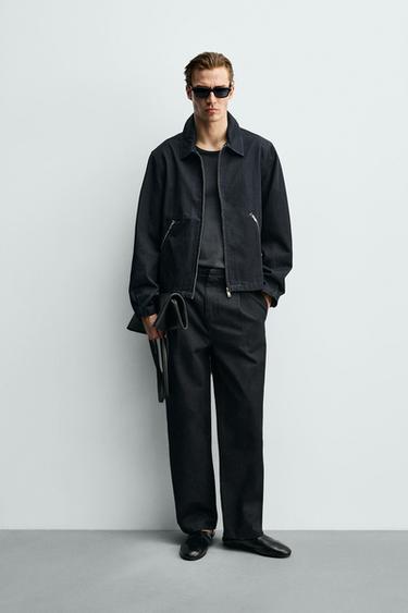 Zara Джинсы чинос с контрастной отстрочкой