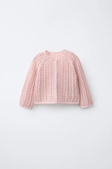 Ажурный кардиган