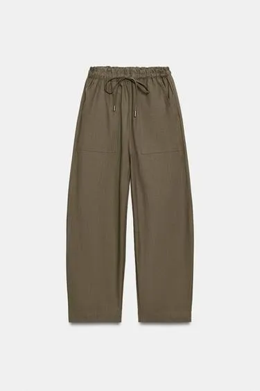 Брюки Tapered с эластичным поясом