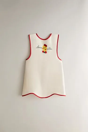Детский фартук kids limoncella apron x the animals observatory- Заказать в России