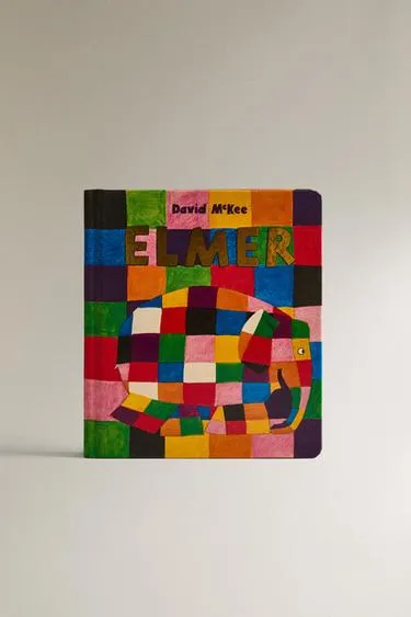 Детская книга elmer (на испанском языке)