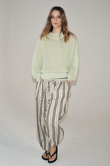 Zara Свитер из тонкой смесовой шерсти купить с доставкой.