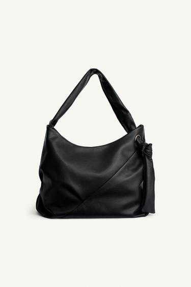 Zara Кожаная сумка на плечо купить с доставкой.