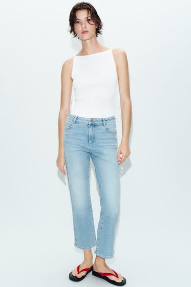 Zara Джинсы Z1975  клёш с высокой посадкой
