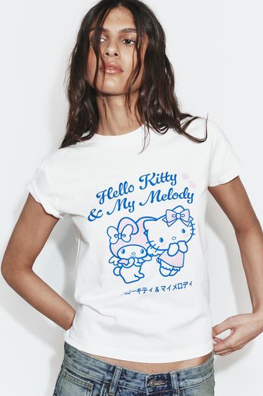 Zara Футболка HELLO KITTY AND MY MELODY © SANRIO купить с доставкой.