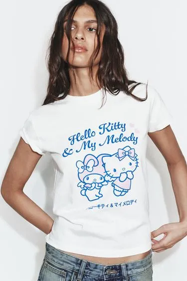 Футболка Hello Kitty And My Melody © Sanrio- Заказать в России