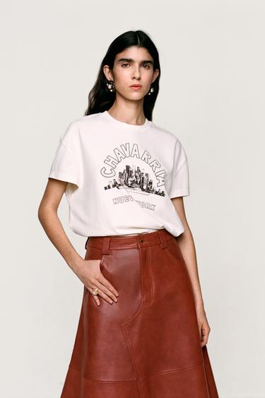 Футболка с коротким рукавом willy chavarria x zara- Заказать в России