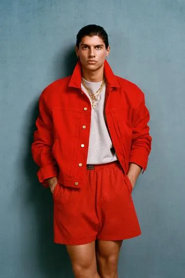 Шорты-бермуды с вышитым логотипом willy chavarria x zara- Заказать в России