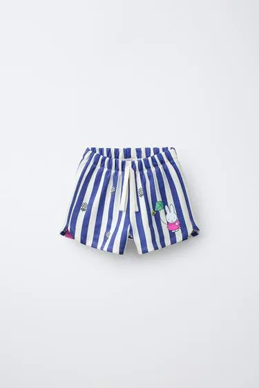 Шорты из мягкой ткани в полоску Miffy™ Mercis Bv ©- Заказать в России