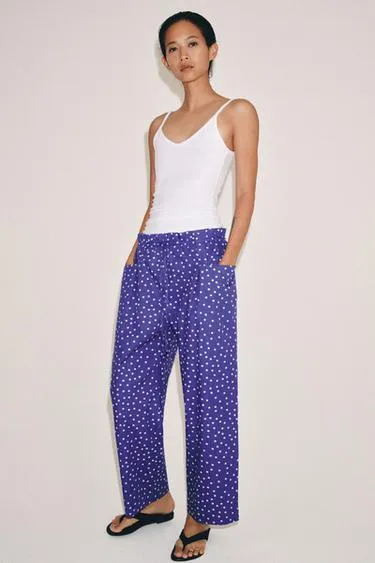 Брюки в горошек — коллекция Zara «Zw»