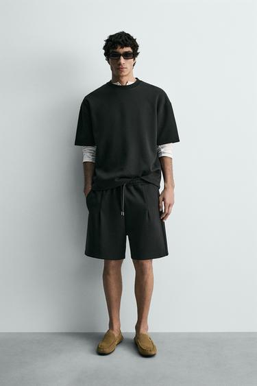 Zara Шорты-джоггеры с этикеткой